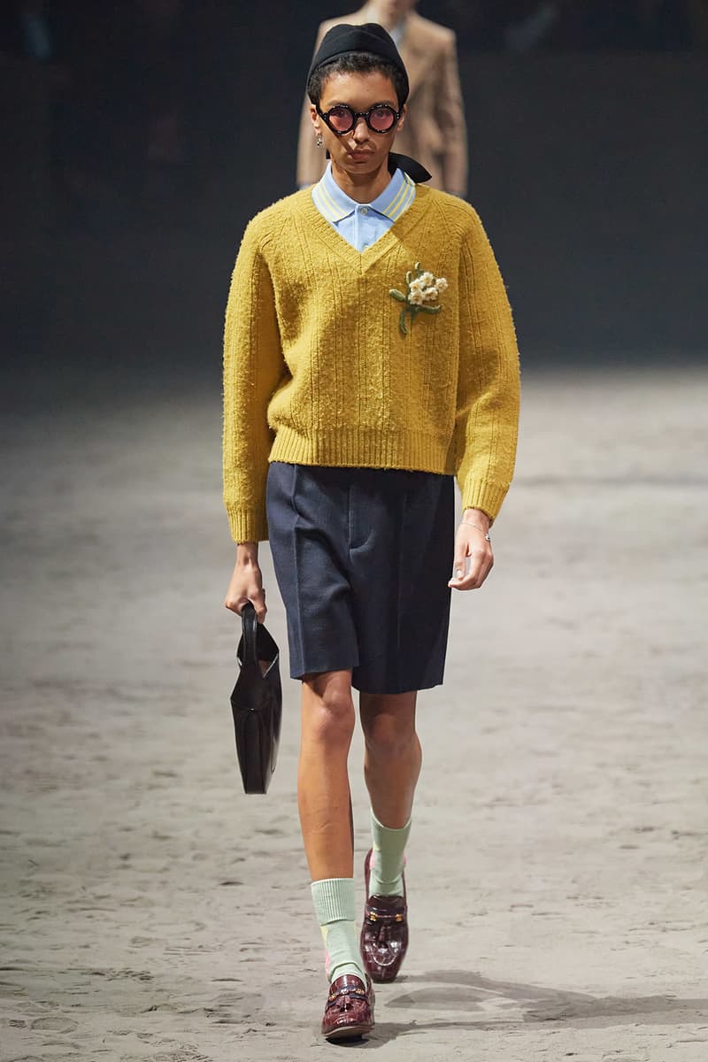 Gucci Fall/Winter 2020 Men's Collection Sweater Mustard