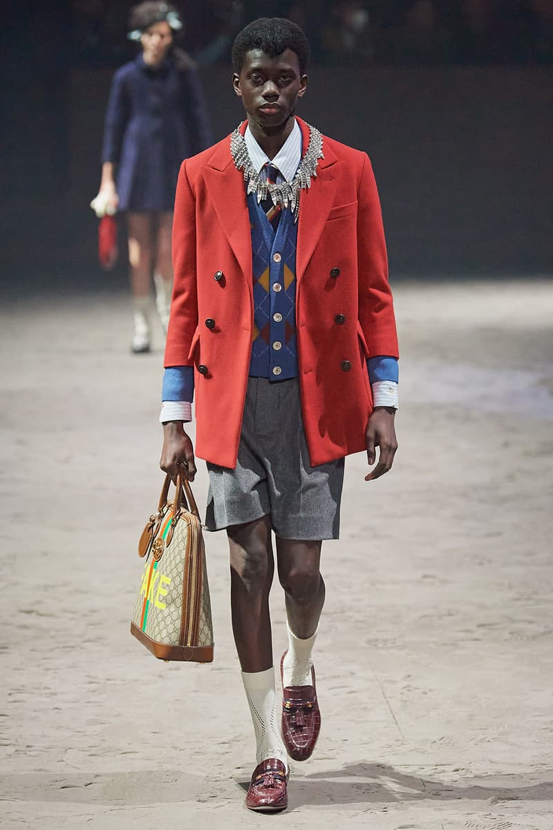 Gucci Fall/Winter 2020 Men's Collection Coat Red