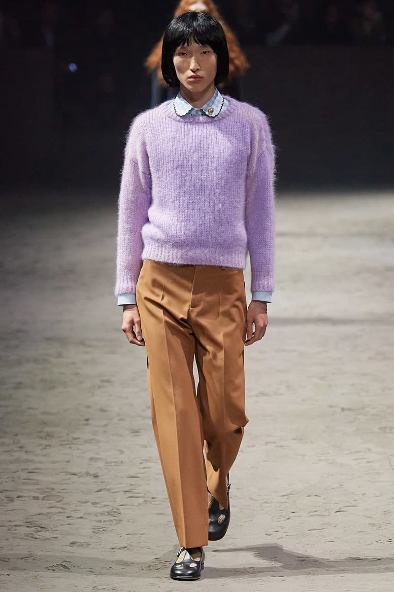 Gucci Fall/Winter 2020 Men's Collection Sweater Purple