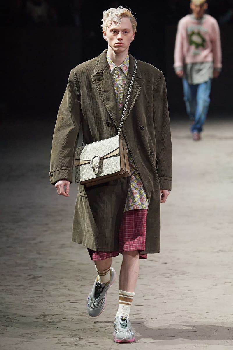 Gucci Fall/Winter 2020 Men's Collection Coat Green