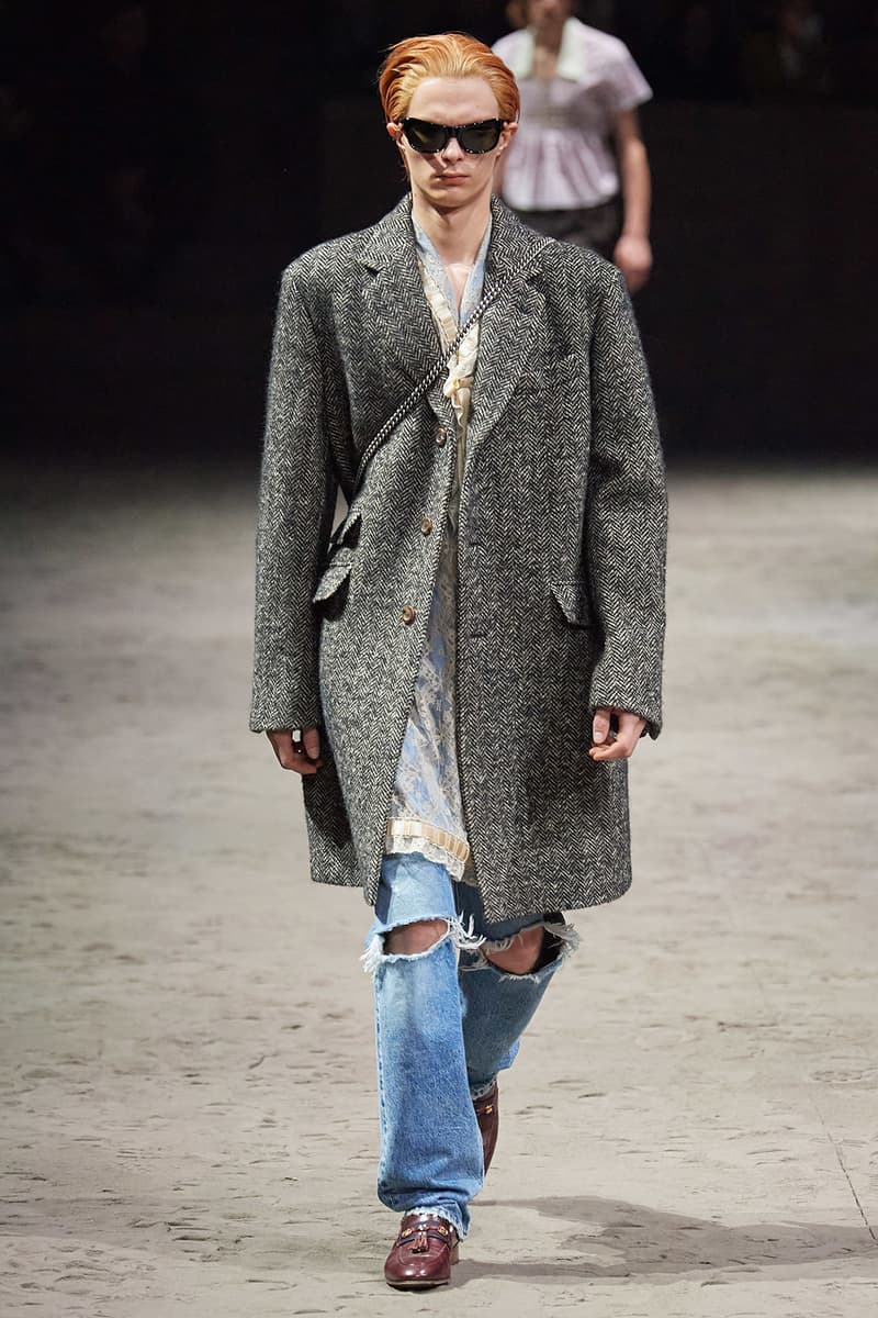 Gucci Fall/Winter 2020 Men's Collection Coat Gray