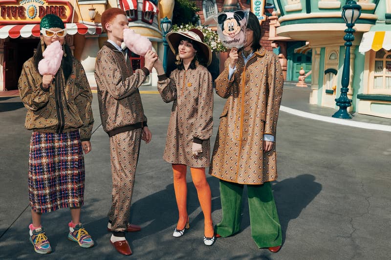 Gucci Mickey Mouse Chinese New Year Collection Campaign Monogram Coat Jacket Hoodie Pants