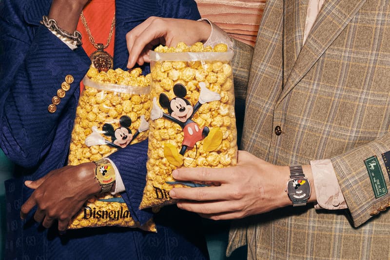 Gucci Mickey Mouse Chinese New Year Collection Campaign Watch Gold Silver