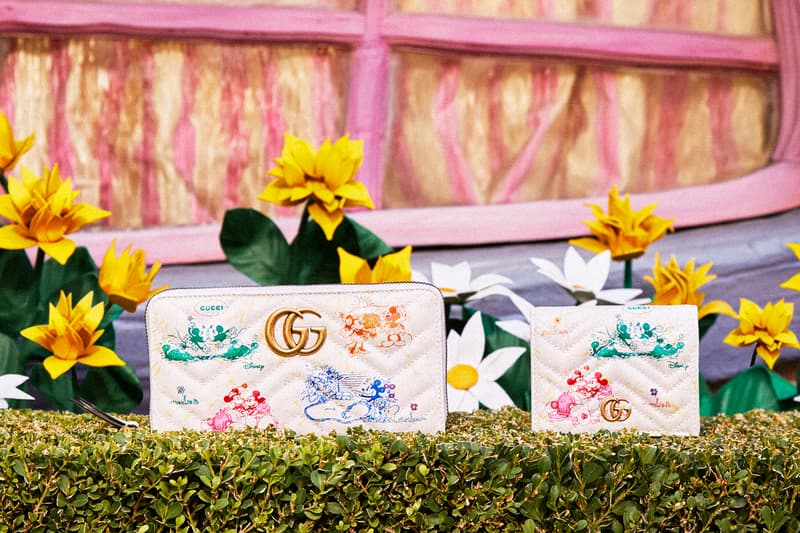 Gucci Mickey Mouse Chinese New Year Collection Campaign GG Wallet White
