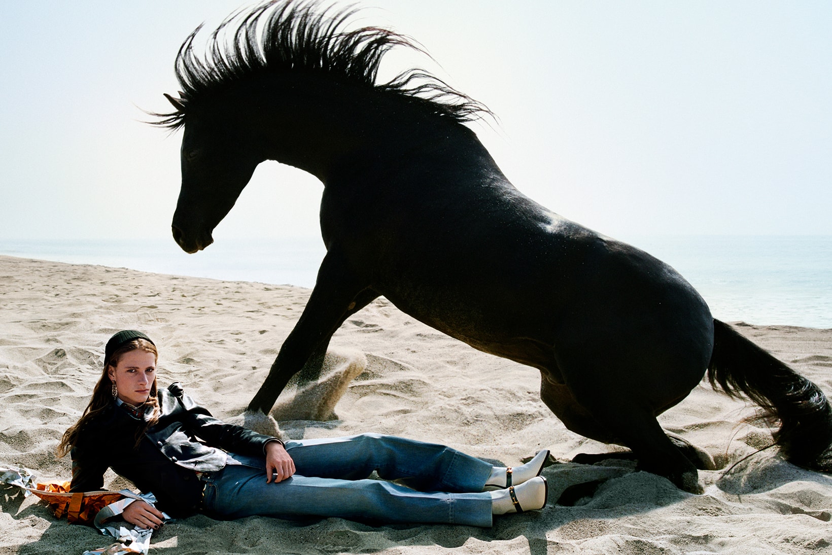 gucci spring summer advertising campaign alessandro michele yorgos lanthimos horses