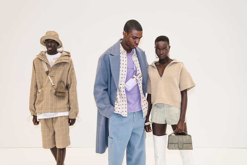 jacquemus simon porte pre fall paris fashion week mens womens collection backstage gigi hadid