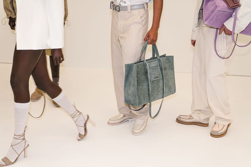 jacquemus simon porte pre fall paris fashion week mens womens collection backstage gigi hadid