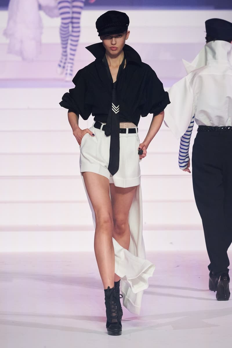 jean paul gaultier paris couture week spring summer collection karlie kloss gigi hadid