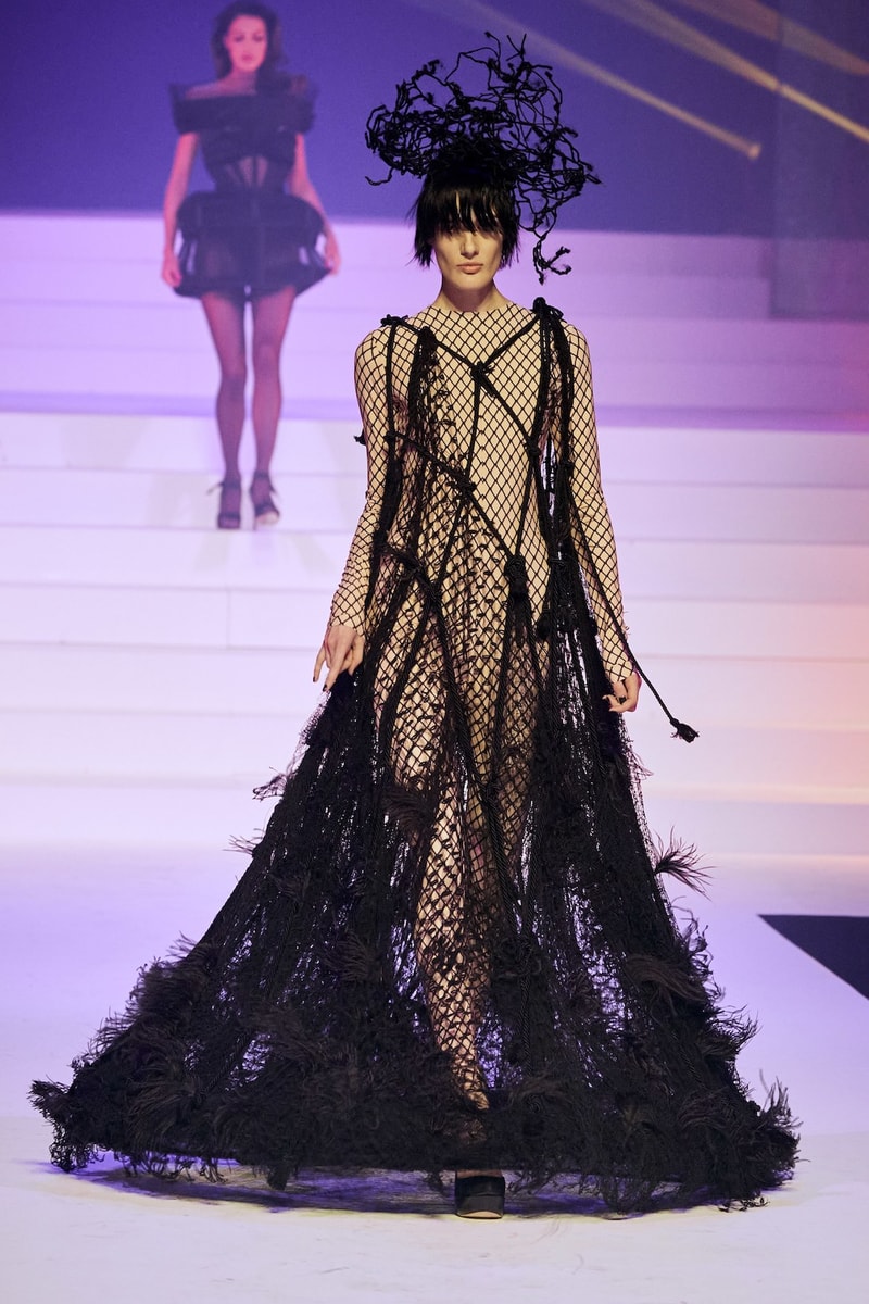 jean paul gaultier paris couture week spring summer collection karlie kloss gigi hadid