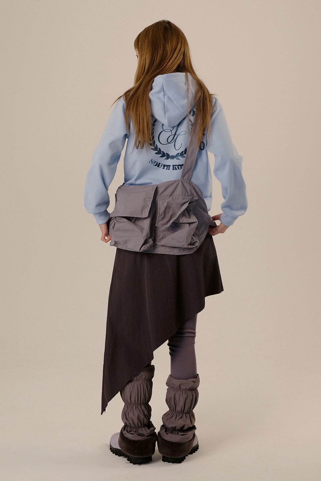 jichoi fall winter collection lookbook korean streetwear track jackets wrap skirts