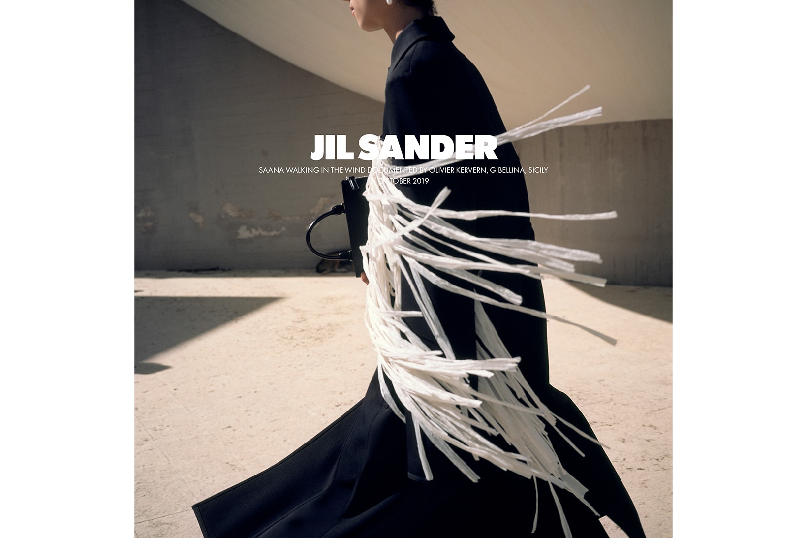Jil Sander Spring/Summer 2020 Collection Campaign Fringe Coat