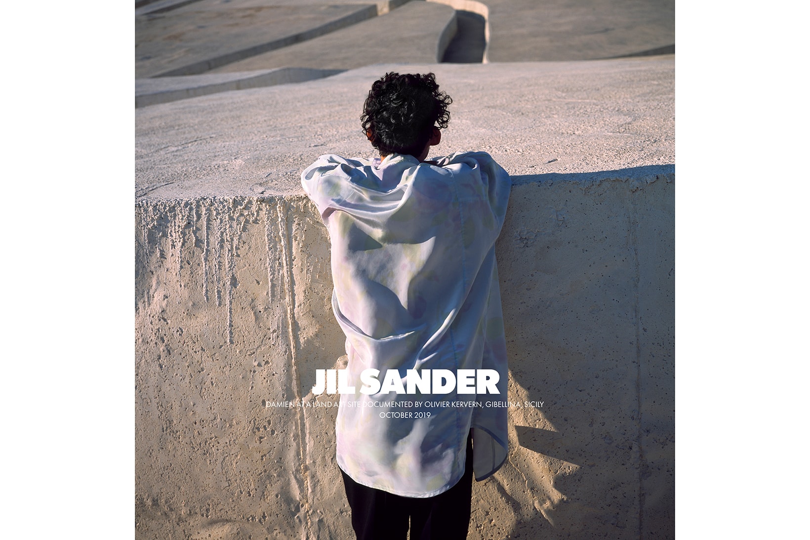Jil Sander Spring/Summer 2020 Collection Campaign Men's Printed Button Down