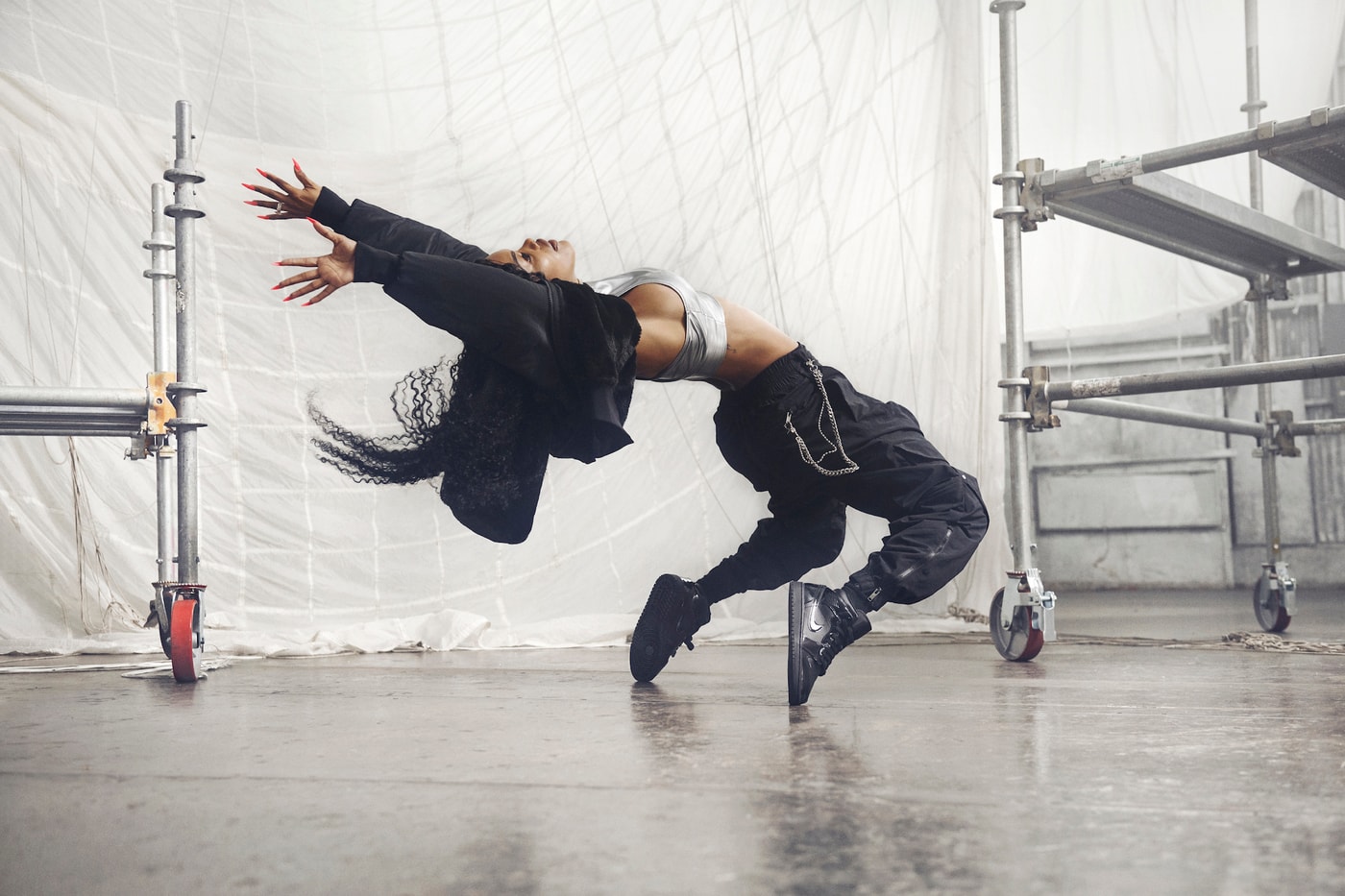 Jordan Brand Women's Flight Utility Capsule Nike Jordan OG Jordan Max 200 XX Sneaker Teyana Taylor Campaign