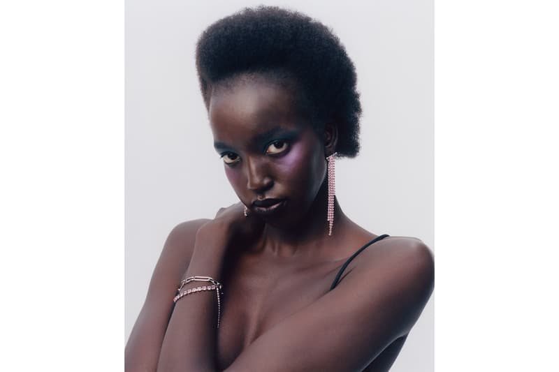 justine clenquet jewelry spring summer campaign earrings necklaces body chain