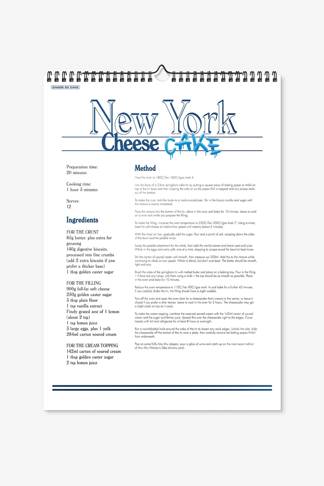 chaos sixtynine kendall jenner cara delevingne 2020 calendar cake recipes editorial