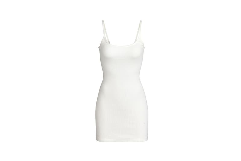 Kim Kardashian SKIMS Cotton Collection Slip Dress Bone
