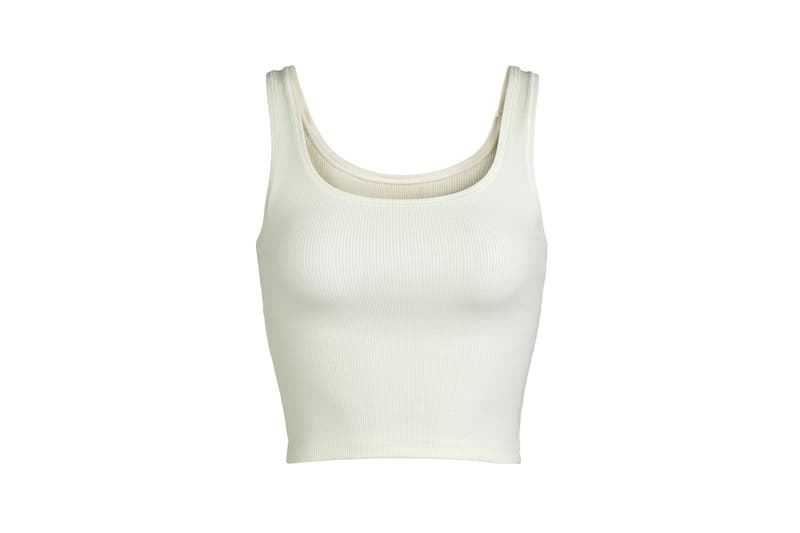 Kim Kardashian SKIMS Cotton Collection Rib Tank Bone