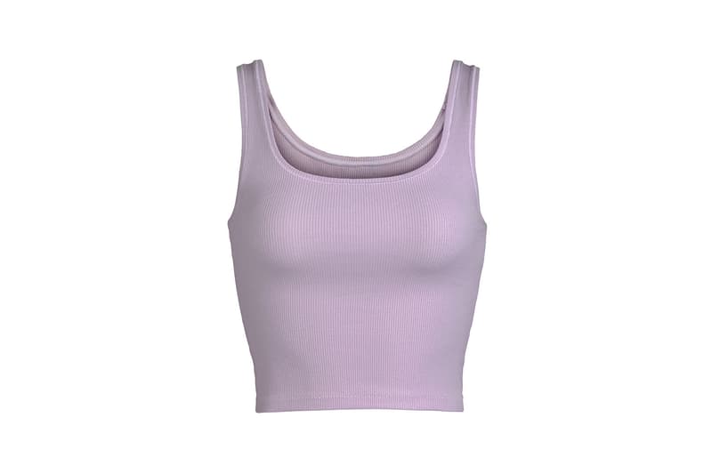 Kim Kardashian SKIMS Cotton Collection Rib Tank Iris Mica