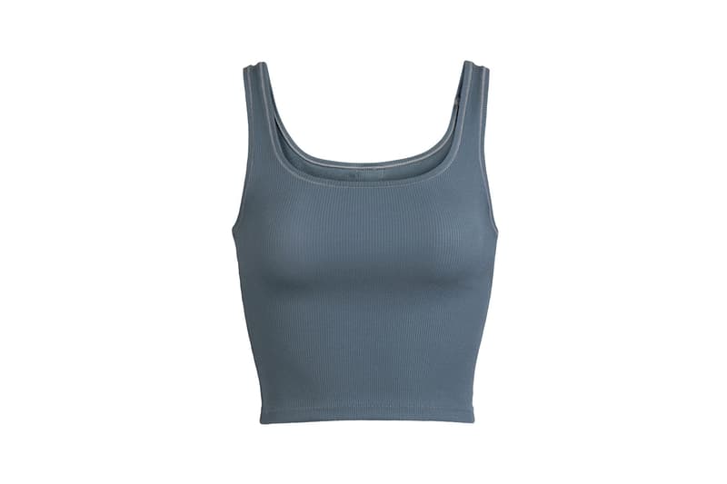 Kim Kardashian SKIMS Cotton Collection Rib Tank Kyanite