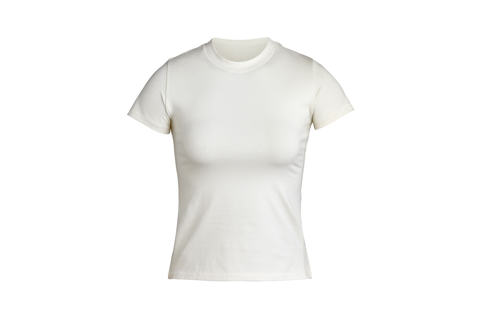 Kim Kardashian SKIMS Cotton Collection T-Shirt Bone