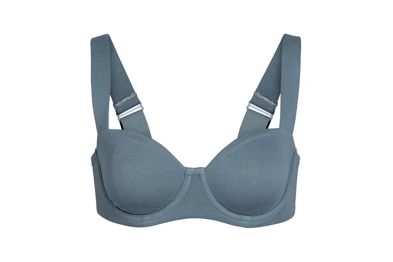 Kim Kardashian SKIMS Cotton Collection Balconette Bra Kyanite