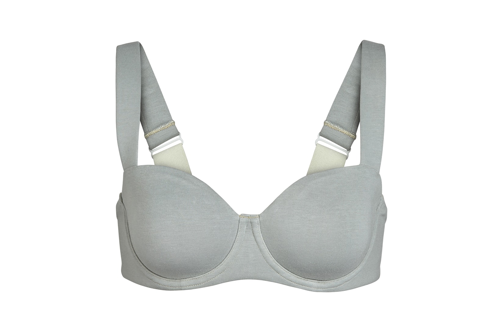 SKIMS - The Wide Strap Balconette Bra ($56) and the Dipped