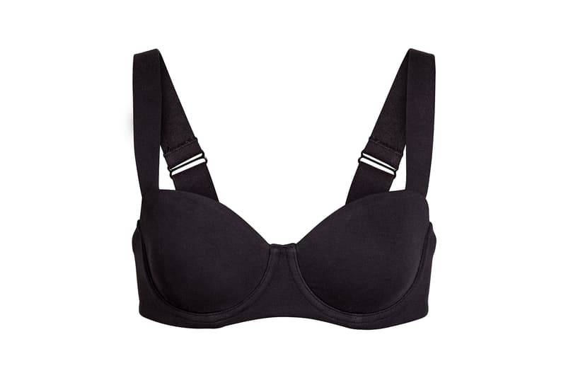Kim Kardashian SKIMS Cotton Collection Balconette Bra Soot