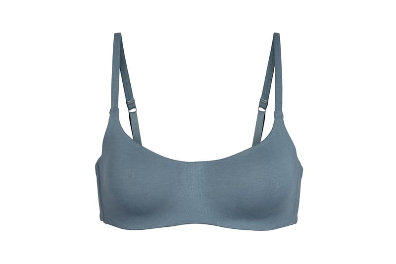 Kim Kardashian SKIMS Cotton Collection Molded Bra Kyanite