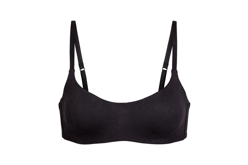Kim Kardashian SKIMS Cotton Collection Molded Bra Soot