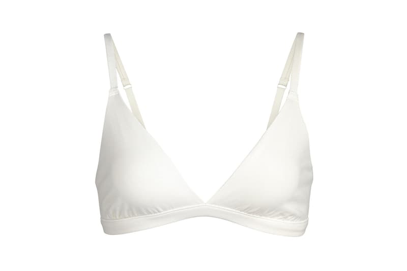 Kim Kardashian SKIMS Cotton Collection Triangle Bra Bone