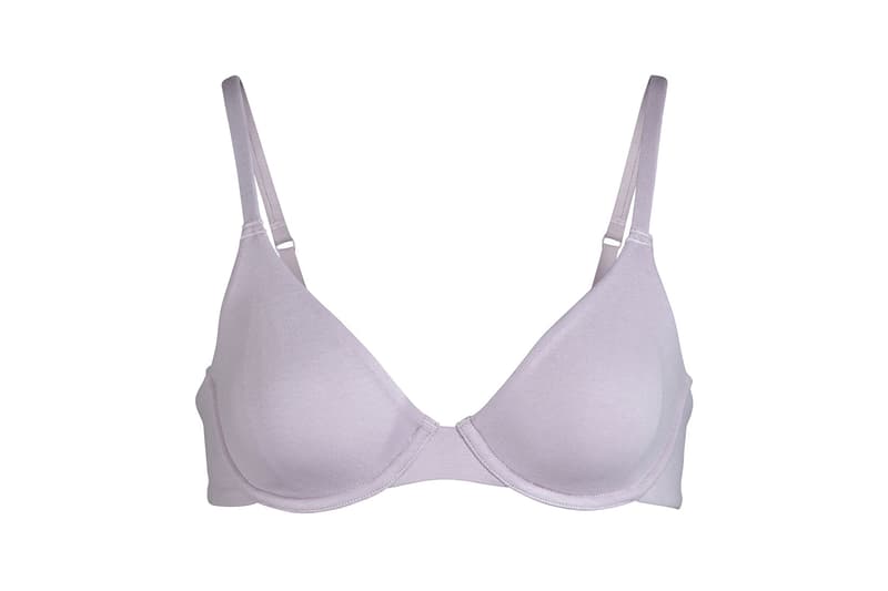 Kim Kardashian SKIMS Cotton Collection Underwire Bra Iris Mica
