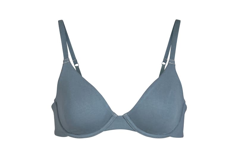 Kim Kardashian SKIMS Cotton Collection Underwire Bra Kyanite