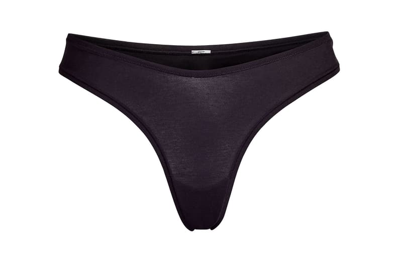 Kim Kardashian SKIMS Cotton Collection Dipped Thong Soot