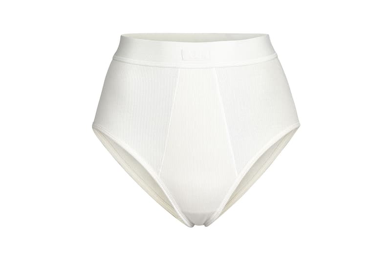 Kim Kardashian SKIMS Cotton Collection Brief Bone