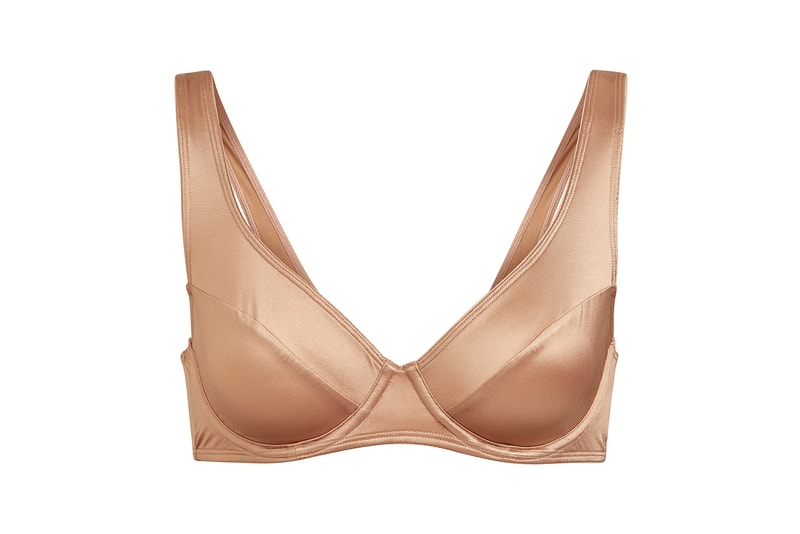 Skims Stretch Satin Push Up Bra In Stock Availability and Price