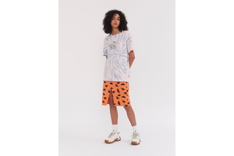 lazy oaf the flintstones collaboration cartoon network sweaters bomber jackets sweaters pants sneakers converse orange black jeans denim 