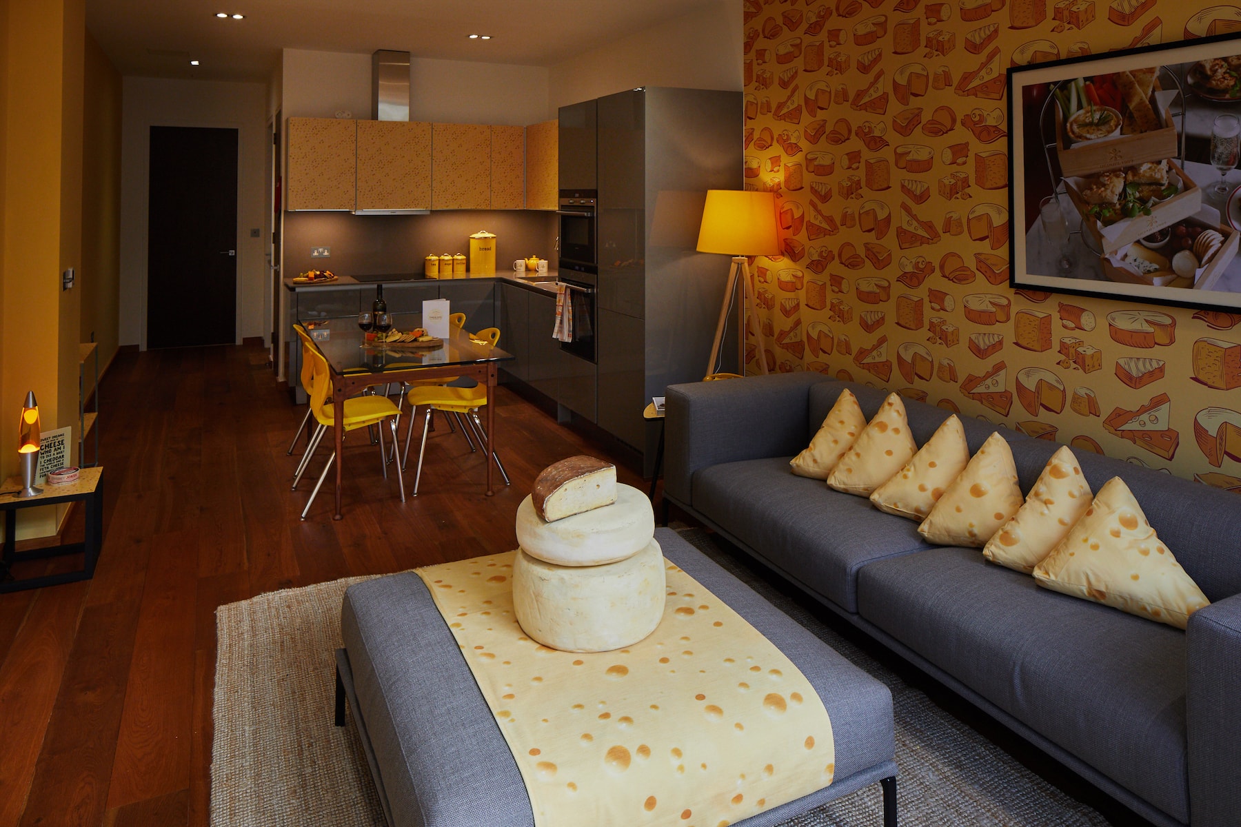 The Cheese Suite Opens Hotel in London Theme Experience