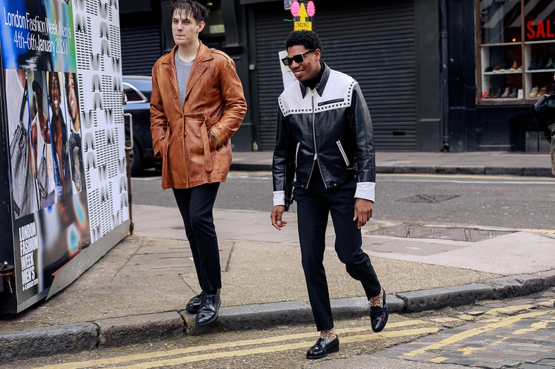 London Fashion Week Men's Fall/Winter 2020 Street Style Outerwear