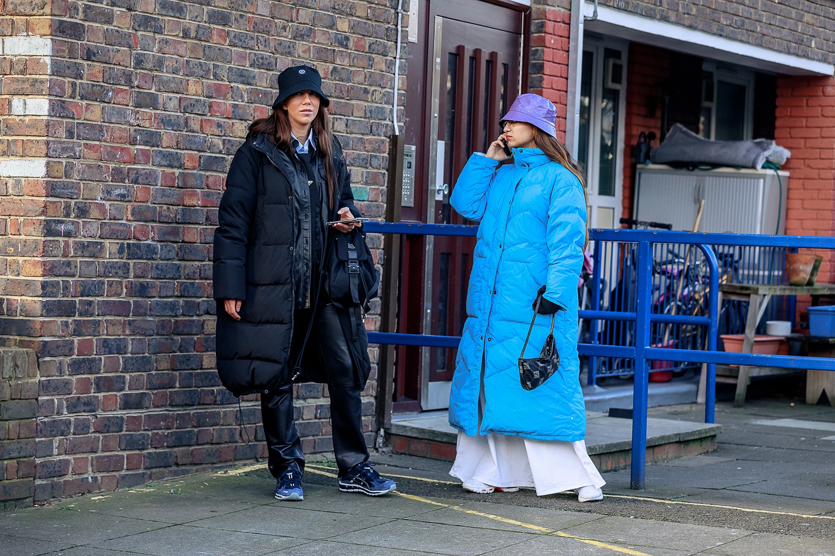 London Fashion Week Men's Fall/Winter 2020 Street Style Puffer Coats