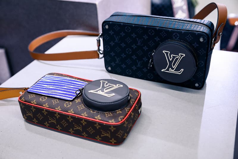 louis vuitton fall winter heaven on earth collection virgil abloh closer look blue wallets sneakers