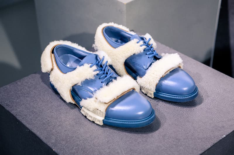 louis vuitton fall winter heaven on earth collection virgil abloh closer look blue wallets sneakers