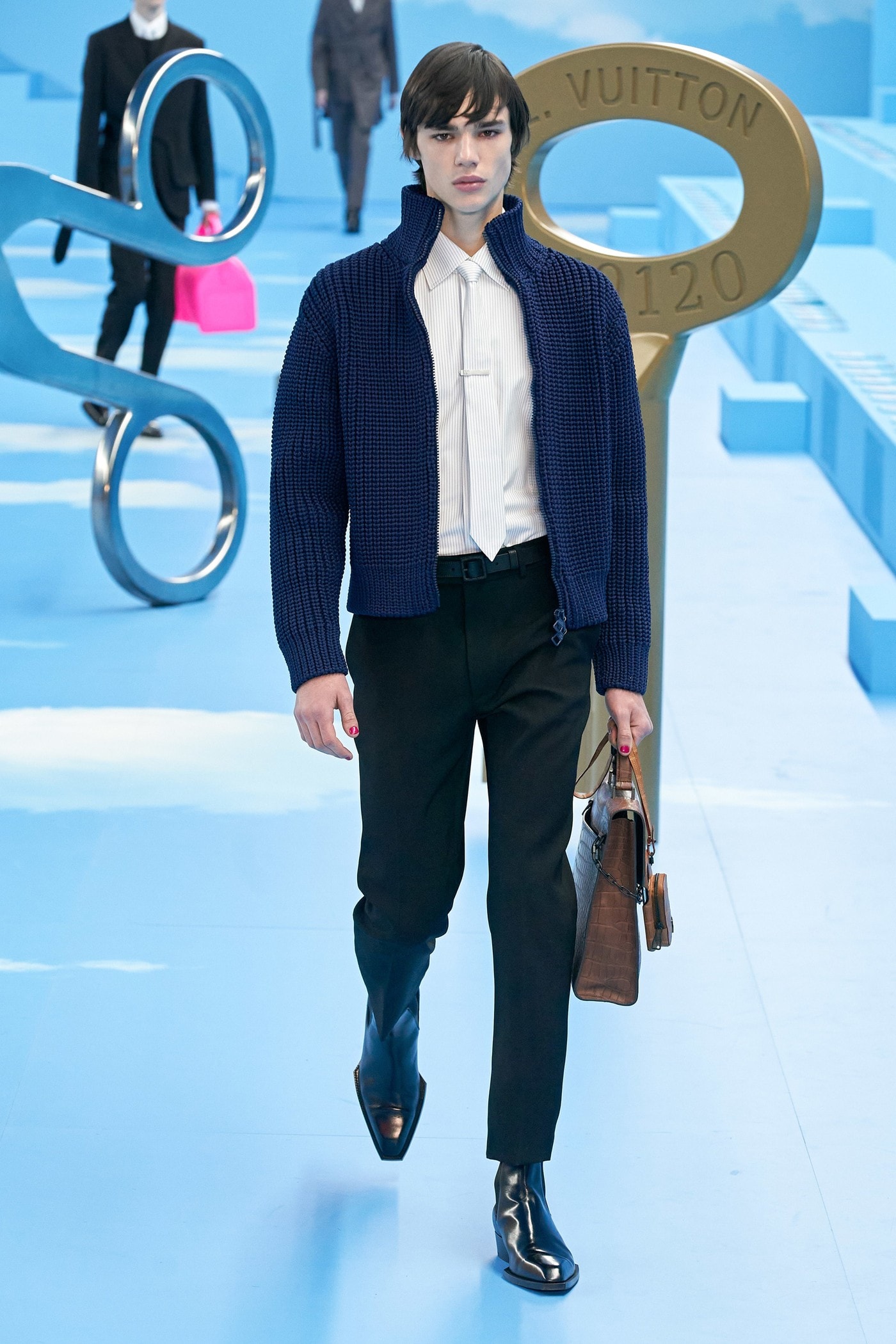 Photos from All the Stars at 2022 Louis Vuitton Mens Paris Fashion Week