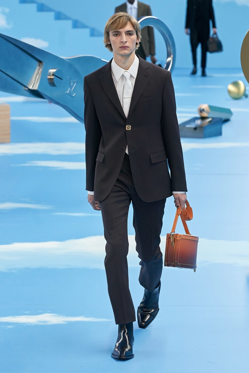 Louis Vuitton Mens Suits, Navy, 46
