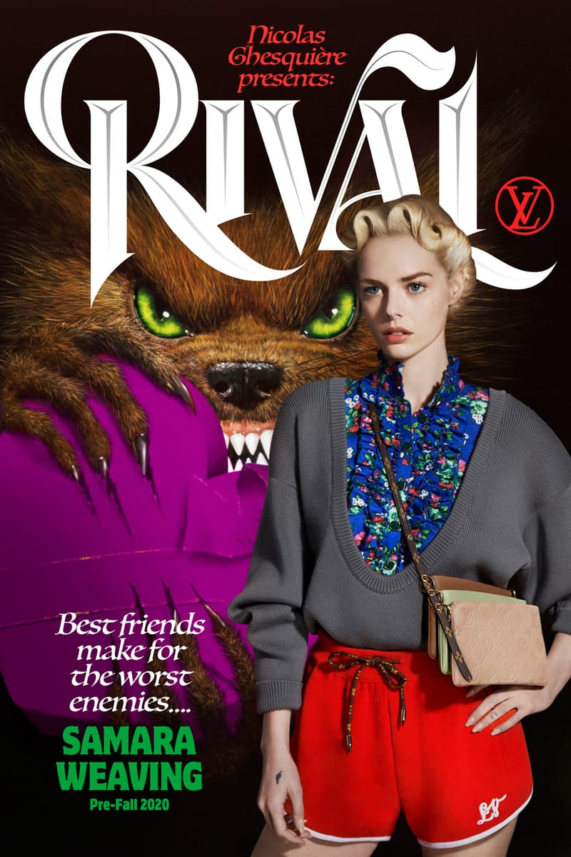 louis vuitton pre-fall collection lookbook retro posters nicolas ghesquiere sophie turner jaden smith emma roberts