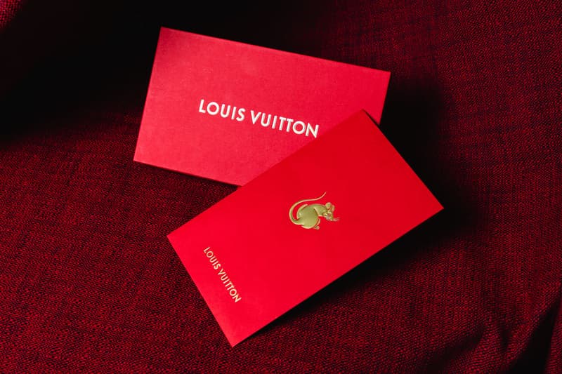 lunar new year red pockets envelopes hong bao lai see louis vuitton celine gucci