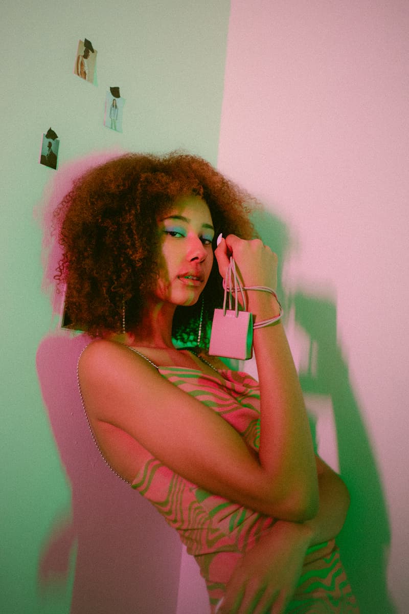 Maisie Wilen Spring/Summer 2020 Collection Tank Dress Orange Green