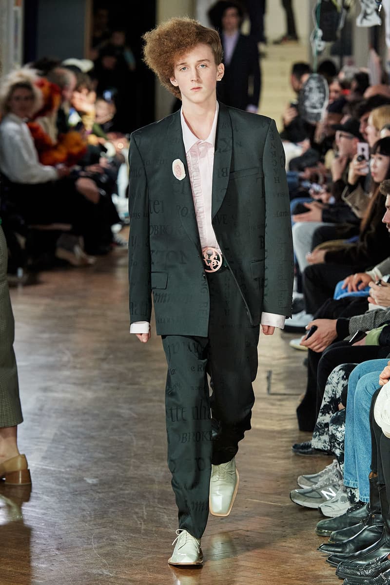 martine rose fall winter menswear london fashion week mens lfwm runway 