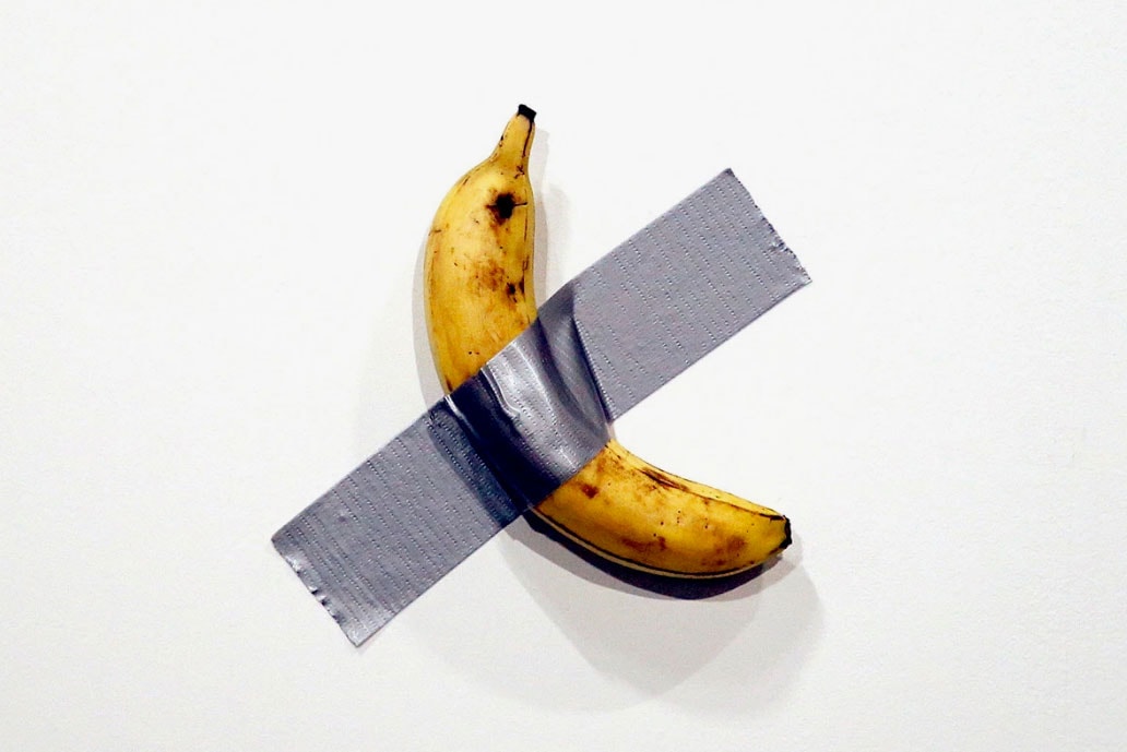 Maurizio Cattelan Banana Duct Tape Art Basel Miami 2019 'Comedian'