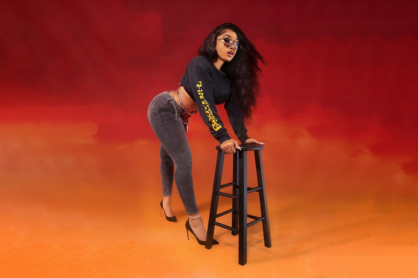 megan thee stallion depop texas fever collaboration jackets jumpsuits heels