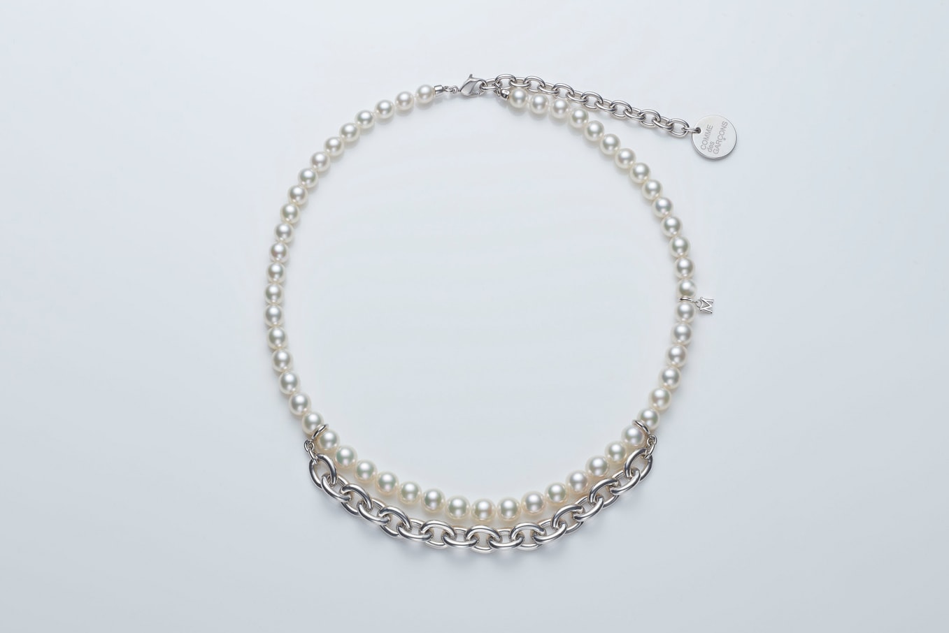comme des garcons mikimoto cdg fine jewelry collaboration rei kawakubo pearl necklaces 